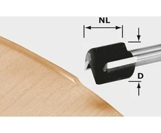 Sulyginimo freza Festool; 16/46 mm