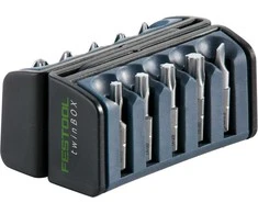 Sukimo antgalių komplektas Festool twinBOX BB-MIX; 10 vnt.