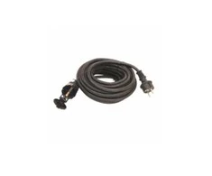 1-vietis ilgintuvas su įžeminimu 1-viet./3x1.5mm/15m guminis/juodas