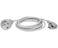Ilgiklis 1 lizdo 10m su įžeminimu 3x1.5 mm² baltas EMOS