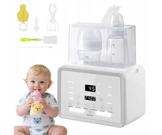 10in1 BUTELIŲ ŠILDYTUVAS ir LCD DVIGUBAS 2 BUTELIŲ STERILIZATORIUS SU LEMPA