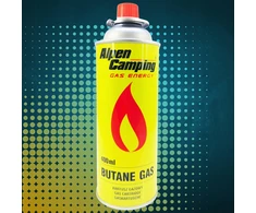 10x Alpen Camping kasetė 400ml krosnys ir degikliai DAUGIAU PASKIRTIS