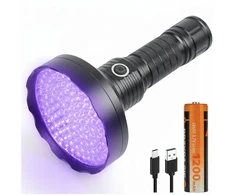 128 LED 395 nm USB-C SONOVO UV žibintuvėlis gintarui ir aptikimui