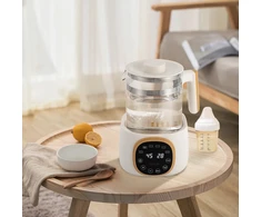 1,3 l kūdikio buteliuko šildytuvas su 250 V kištuku, 600 W pastovios temperatūros pieno maišytuvu