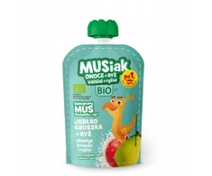 13X100g BIO MUSIAK RINKINYS - Obuolių-kriaušių-ryžių putėsiai