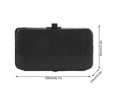 155x83x23 mm sulankstomas saulės skydelis, skirtas žygiams, žvejybai ir stovyklavimui