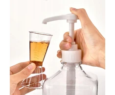 1,6 l prieskonių pompos buteliukas, nešiojamasis cukraus spaudimo konteineris, kavos sirupas