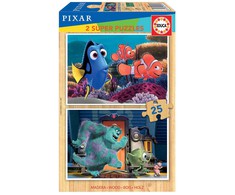 G3 2 dėlionės DISNEY PIXAR, 3-5 metų, 2x25 dalių
