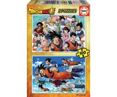 Educa dėlionė 2x100 vnt. - Dragon Ball