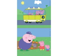 Educa dėlionė 2x9 vnt. - Kiaulytė Peppa