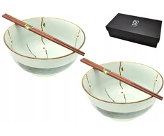 2 dubenėlių rinkinys su lazdelėmis - Ramen Soshun 800ml DĖŽUTĖ