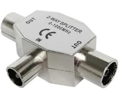2 krypčių skirstytuvas DELTACO Radijas IEC / R00150040