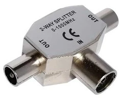 2 krypčių skirstytuvas DELTACO TV IEC / R00150039