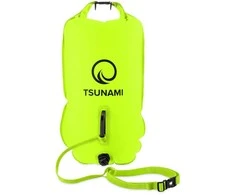 2 viename TSUNAMI geltonas sausas kišeninis plaukimo plūduras