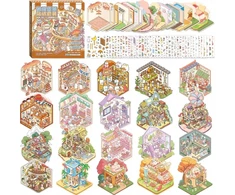 20x 3D DĖŽĖS STIPRIJAI ANTISTRESINIAI ANTISTRESAI TIKTOK HOUSE ROOMBOX SCENAS