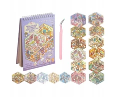 20x CREATIVE PREMIUM rinkinys Scrapbook HOUSES DIY lipdukai su pincetu