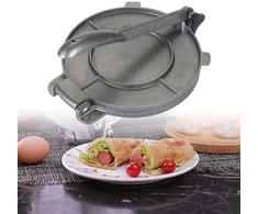 25cm Tortilijų presas Ilga rankena Virtuvės įtaisas Restorano kepimo presas