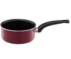 Emalia Olkusz PUODAS 16CM SU RANKEN BORDO 29406