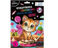 2in1 braukimo ir spalvinimo knygelė KIDEA RINKINYS + lazdelė