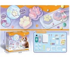 BIGTOYS 2X CAT'S POW SQUISHY SLIME GLUTEK MAKE KIT DIY DOVANA