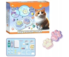 BIGTOYS 2X CAT'S POW SQUISHY SLIME GLUTEK MAKE KIT DIY DOVANA