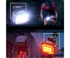 2x DVIRAČIO LEMPAS PRIEKINIS GALINIS SPECTER IGO 500lm APŠVIETIMO RINKINYS
