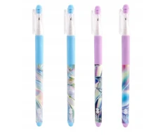 2x Ištrinamas rašiklis Happy Color Holo Wave, mėlynas, 0,5mm