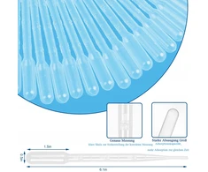 3 ML PLASTIKINĖ PIPETE 20 Vnt. LABORATORIJOS VARTOTOJI SKAIDRI