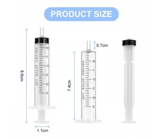 3 ml vienkartiniai plastikiniai švirkštai, 30 vnt., be latekso dozavimui