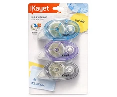 3 x Kayet biuro lipni juosta 12 m tvirta, tiksli rankdarbiams