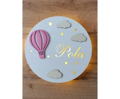 30 cm LED lempa su pavadinimu, PERSONALIZUOTA