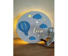 30 cm LED lempa su pavadinimu, PERSONALIZUOTA