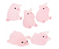 30 vnt. DERVOS MINI PIG FIGURINE SPALVOTAS RINKINYS