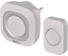 36 melodijų belaidis skambutis su mygtuku Emos IP44/230V/180m