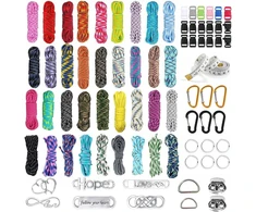 36 SPALVŲ PARACORD SIŪLIAI APRANKĖLIŲ SIUVIMO RINKINYS VAIKAMS