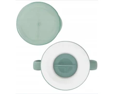 360° HEMA neišsiliejantis puodelis, MINT COLOR, mokantis gerti, 9m+