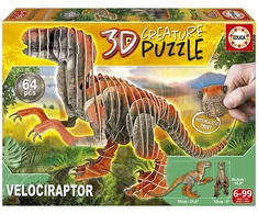 Educa 3D dėlionė (puzzle) BRACHIOSAURUS 6-99metų