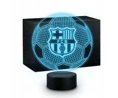 3D FC Barcelona LED naktinė lempa kaip dovana gerbėjui ar vaikui