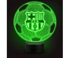 3D FC Barcelona LED naktinė lempa kaip dovana gerbėjui ar vaikui