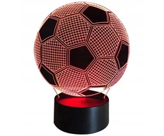 3D Lamp Naktinė lempa PIŁKA NOŻNA CREATIVE LED 3D + Pultas LAMPA
