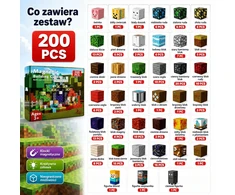 3D magnetiniai blokeliai 200 elementų vaiduoklio motyvų kubelių rinkinys