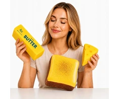 3x ANTISTRESS PUMPAS SVIESTO SKONIO SŪRIO PUMPŲ RINKINYS Sviesto duona