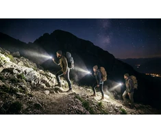 3x LED TAKTINIS BLYKŠTINĖS ŽIBINTAS, KURIUOS MODYMAS, BATERIJŲ DĖKLAS