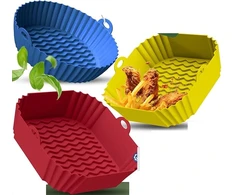 3X SILICONE MOLD 3,7 L AIRFRYER INDŲ PLAVYBĖ GALIMA BE BPA