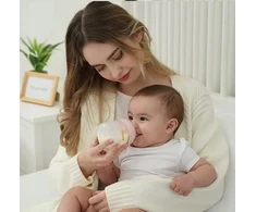 3x stiklinis buteliukas nuo pilvo dieglių 150ml čiulptukas kaip krūtinė laisvas srautas 0-3 m