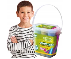 3Z Spalvota kreida kibire 10 vnt. JUMBO Chodnikova