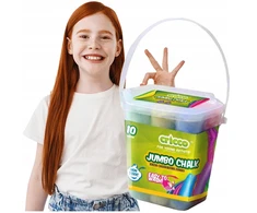 3Z Spalvota kreida kibire 10 vnt. JUMBO Chodnikova