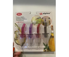 4 Alpina dozatorių rinkinys - kamštelis/snapelis buteliukams