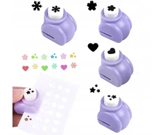 4 dekoratyvinės pjaustyklės 1 cm popieriui, raštai scrapbooking