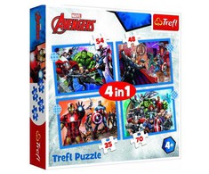 Dėlionė TREFL 4 dėlionių rinkinys 4in1 MIX